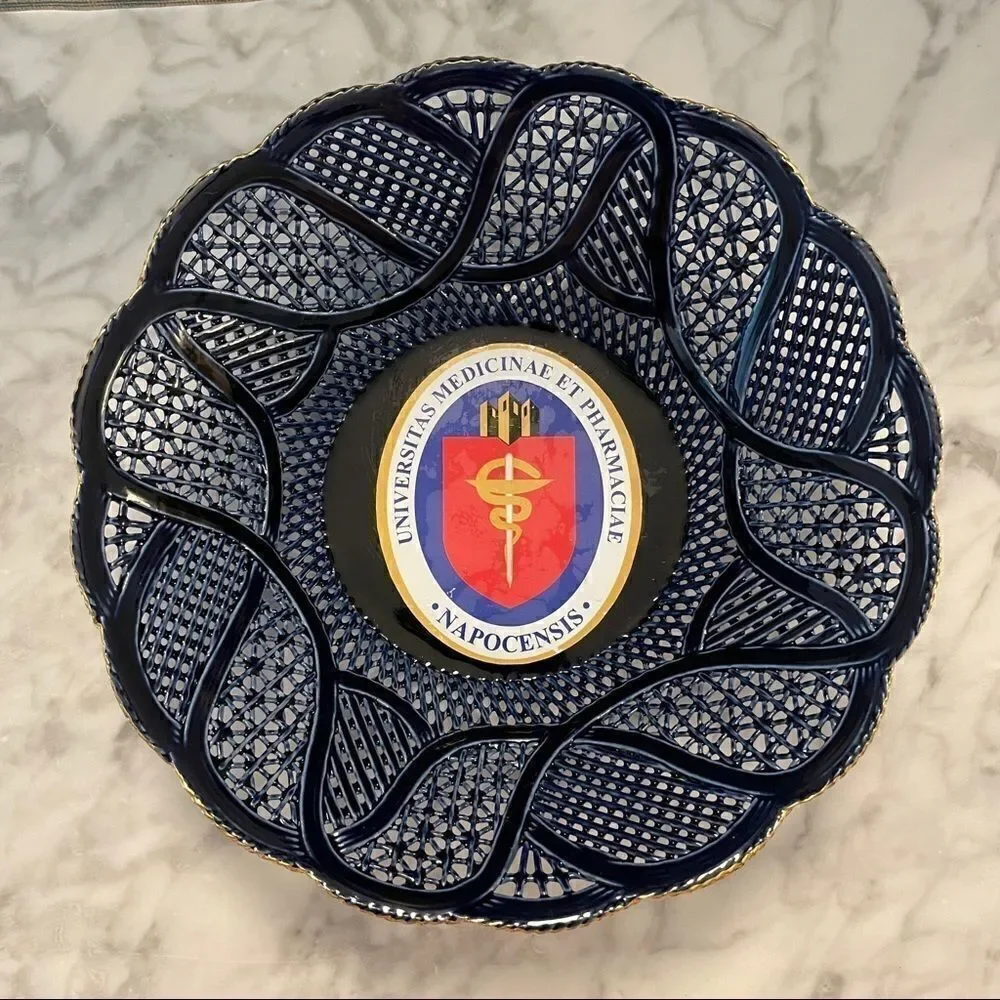 Set of Romanian Cluj-Napoca Reticulated Lace Bowls